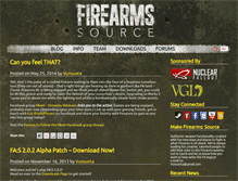 Tablet Screenshot of firearms-source.com